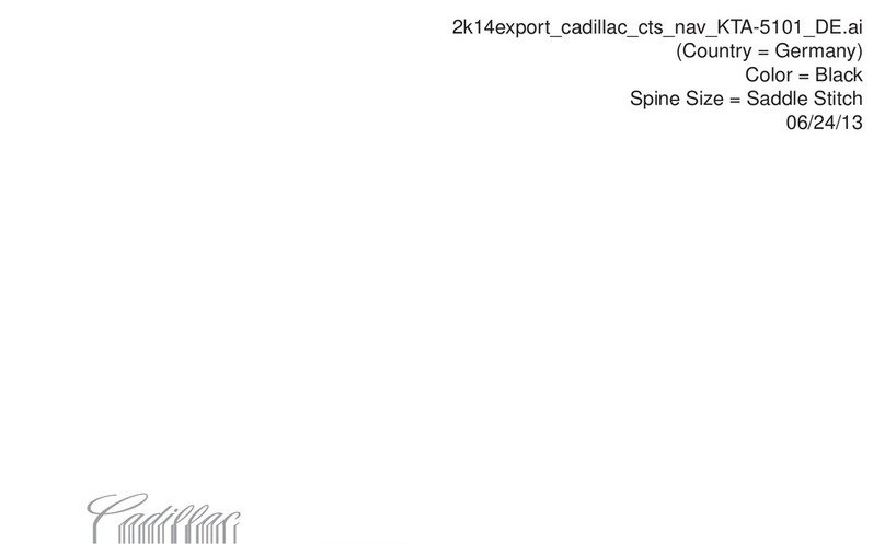 Cadillac 2014 ELR manual