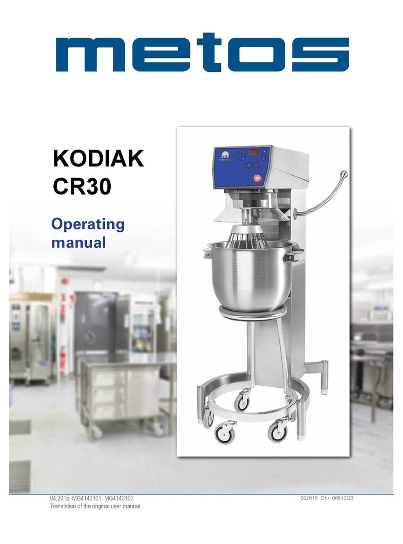 Metos KODIAK CR30 User manual Metos KODIAK CR30 User manual