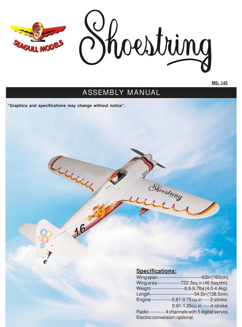 Seagull Models Shoestring SEA143 User manual