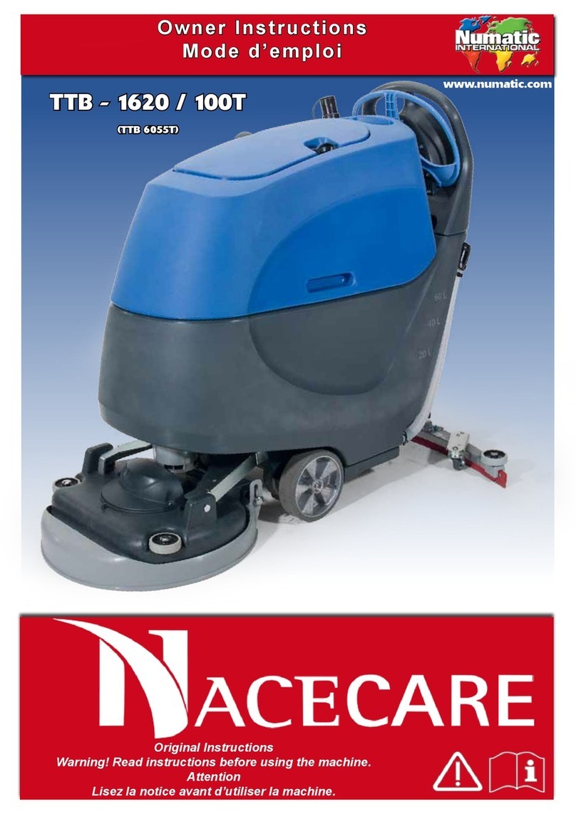 Numatic TTB-1620 User manual