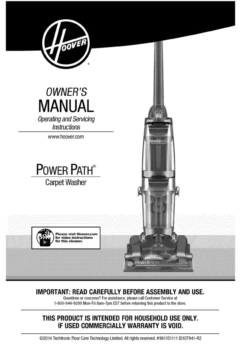 Hoover POWER PATH User manual
