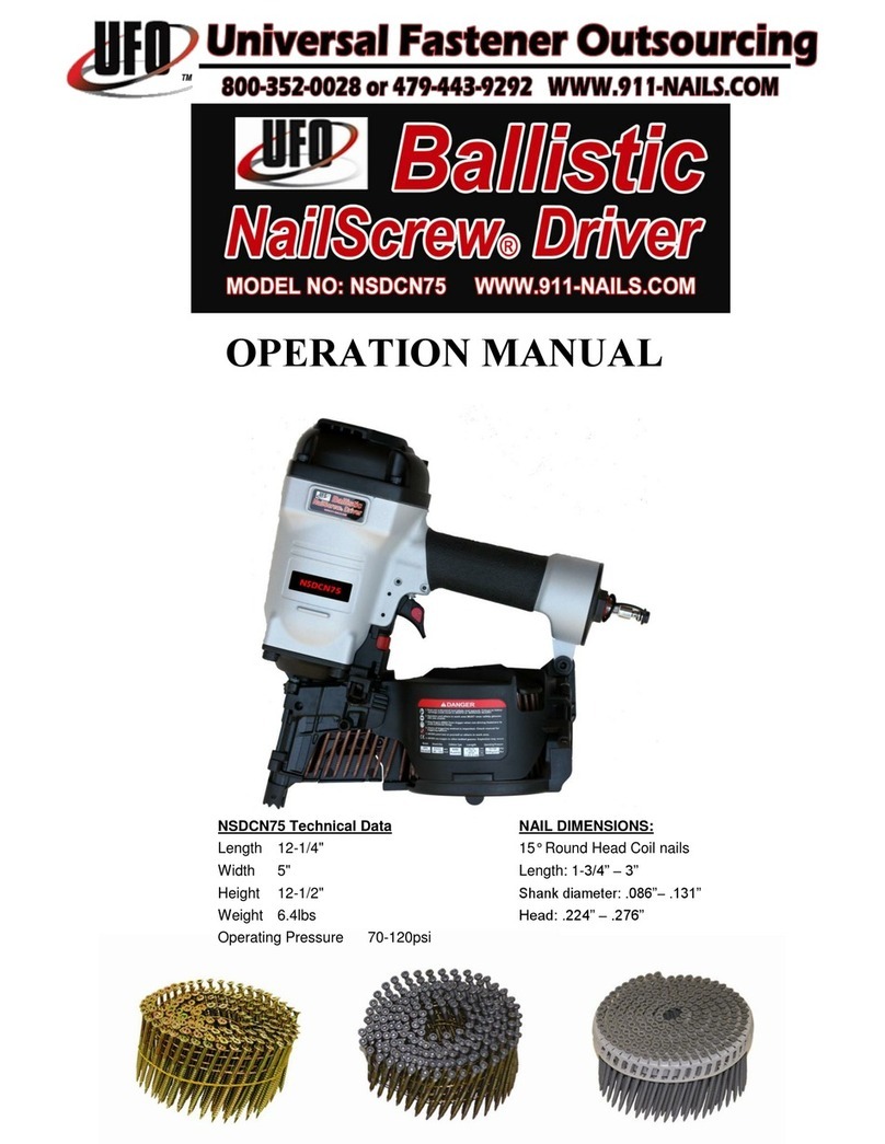 UFO NSDCN75 Operation manual