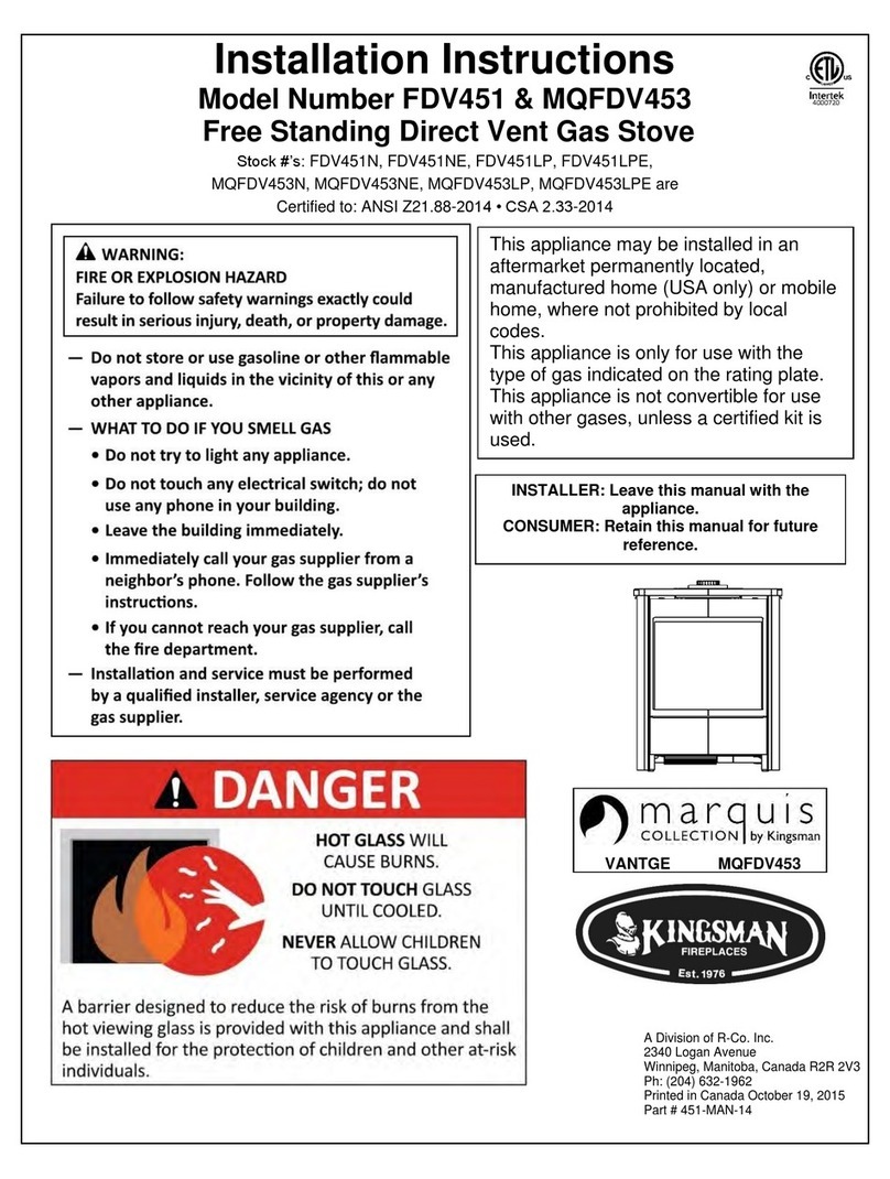 Kingsman FDV451 User manual