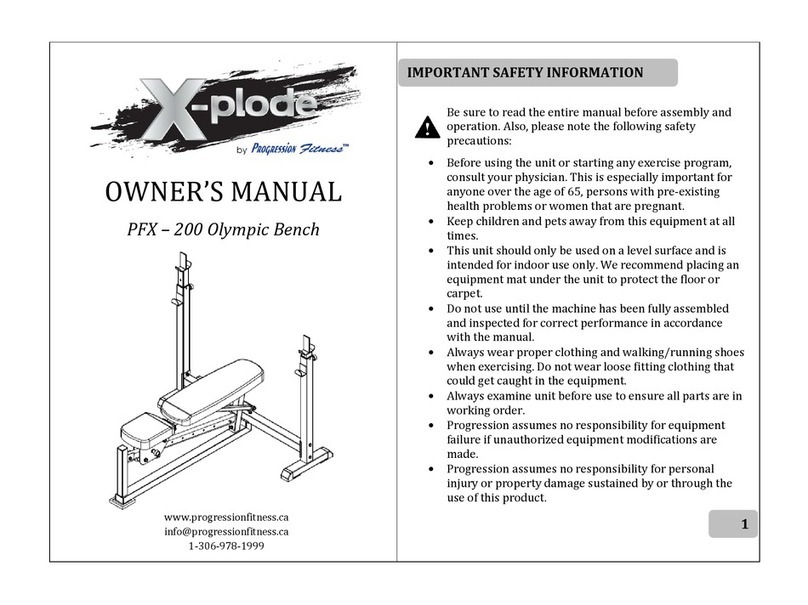 X-plode PFX – 200 owner's manual