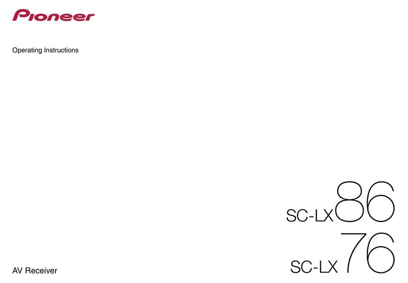 Pioneer sc-lx86 operating instructions