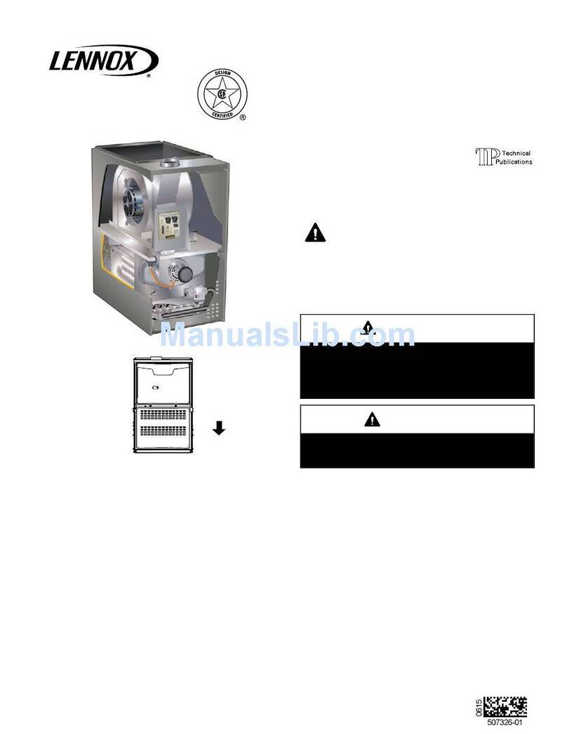 Lennox ML180DF User manual