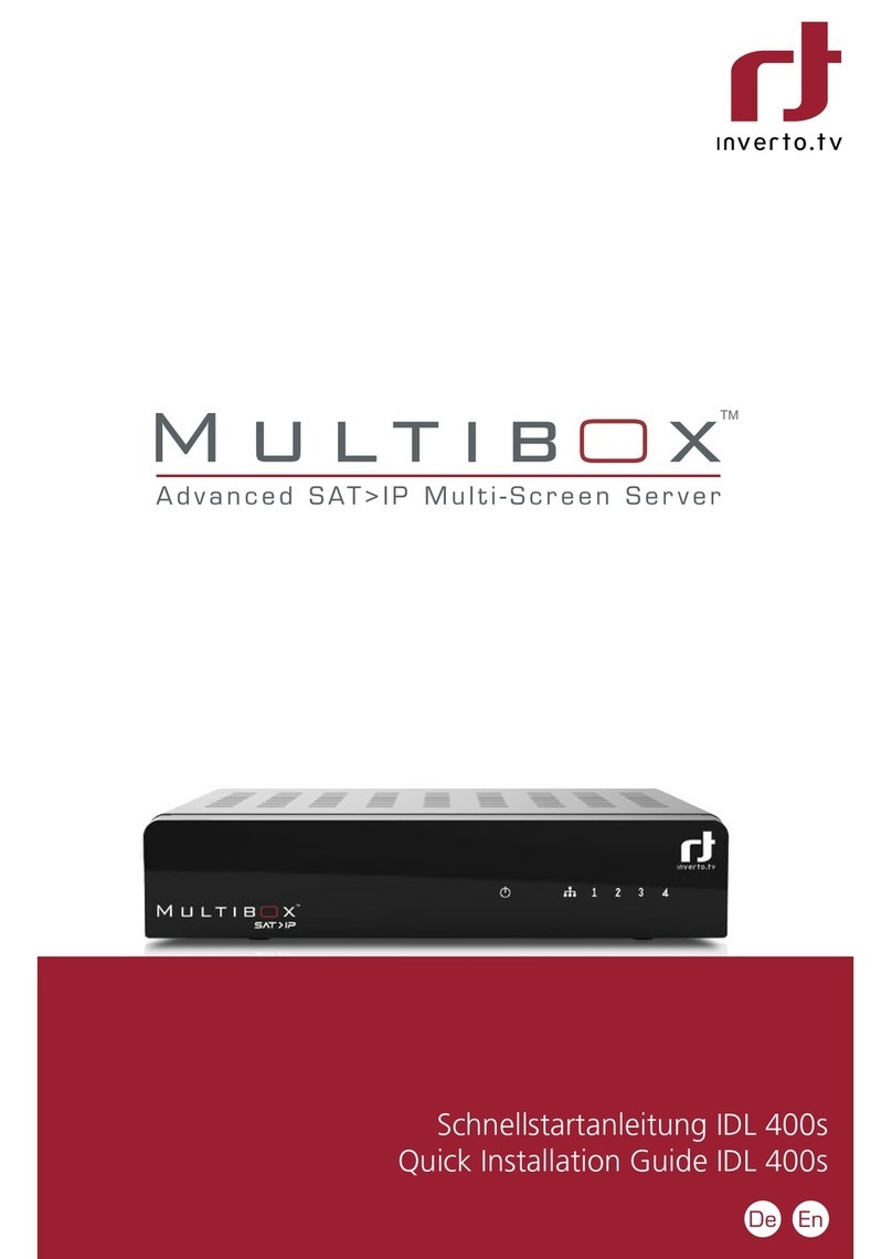 Rt Multibox IDL 400s Quick installation guide