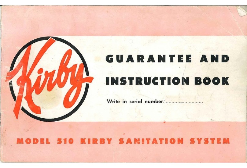 Kirby 510 User manual Kirby 510 User manual