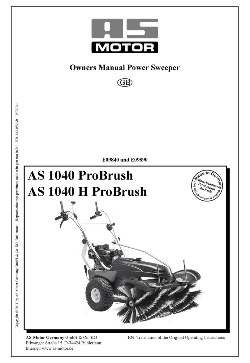 AS MOTOR AS 1040 H ProBrush owner's manual AS MOTOR AS 1040 H ProBrush owner's manual