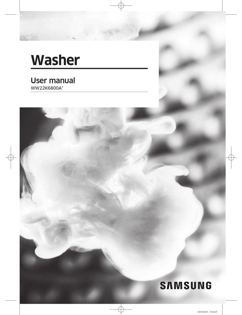 Samsung WW22K6800A series user manual