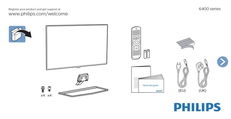 Philips 6400 series User manual