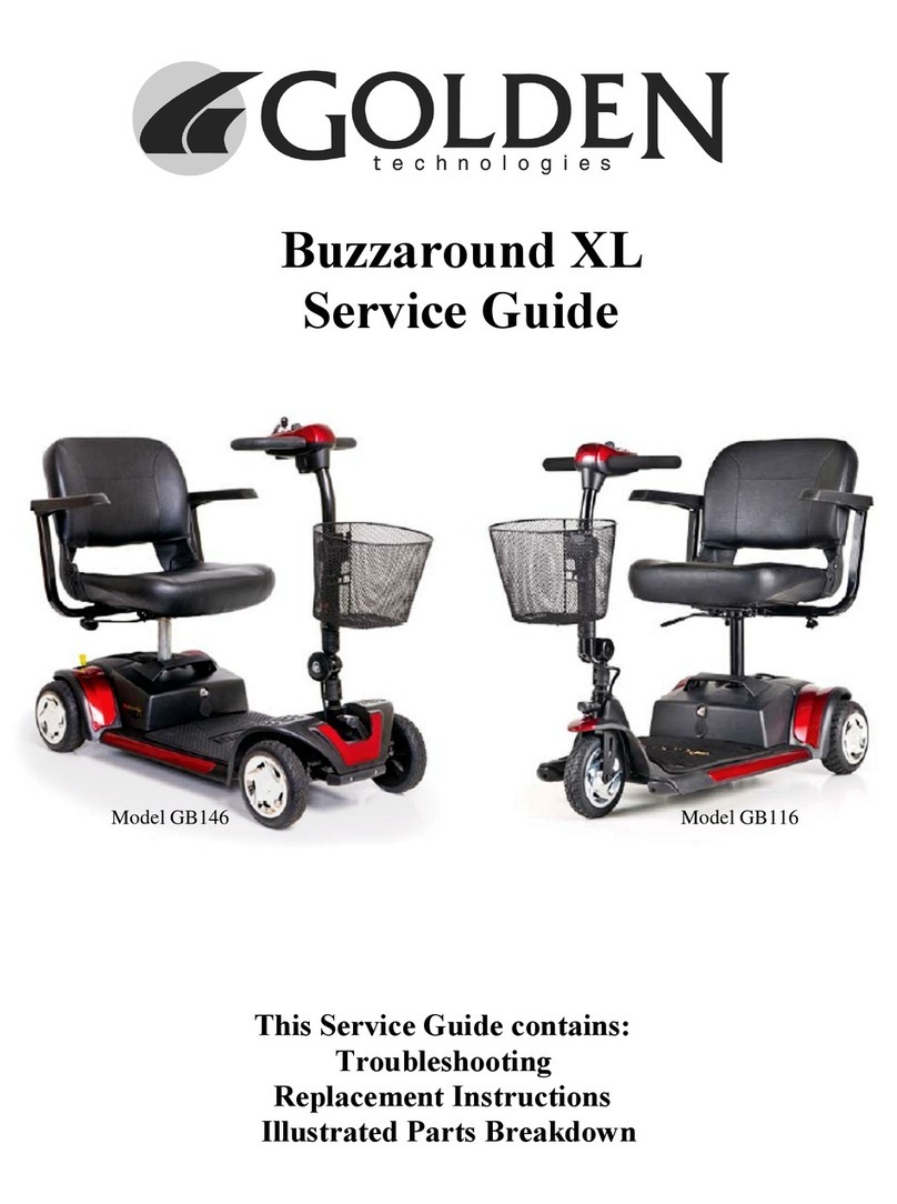 Golden Technologies Buzzaround XL GB146 User manual Golden Technologies Buzzaround XL GB146 User manual