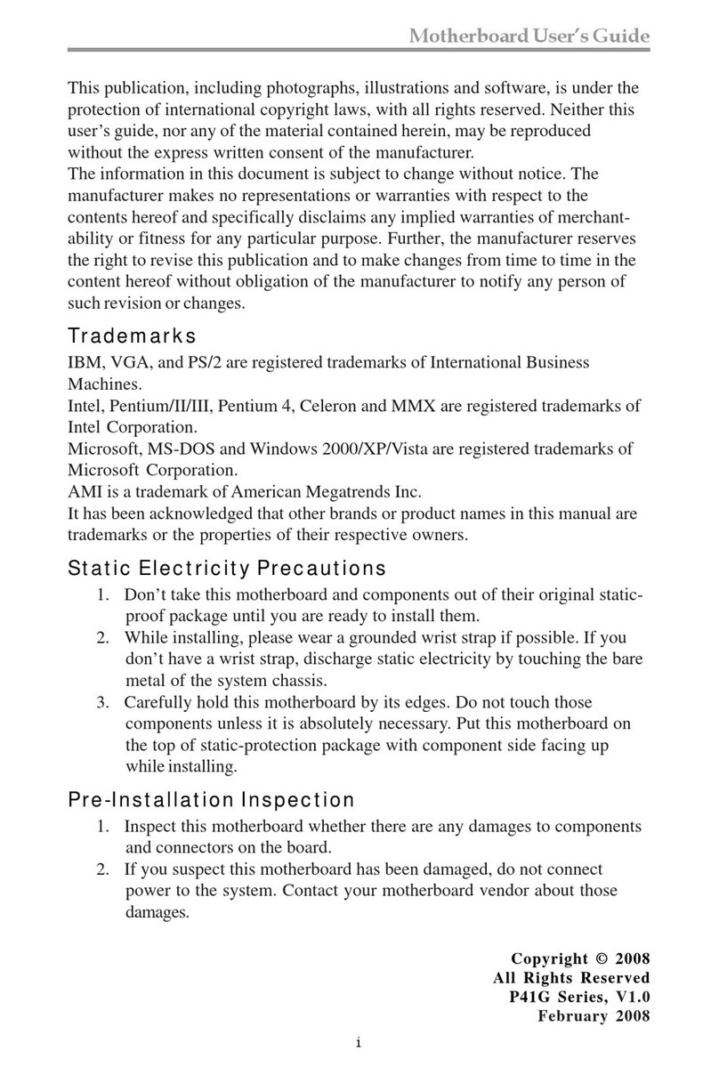ECS P41G Series User manual