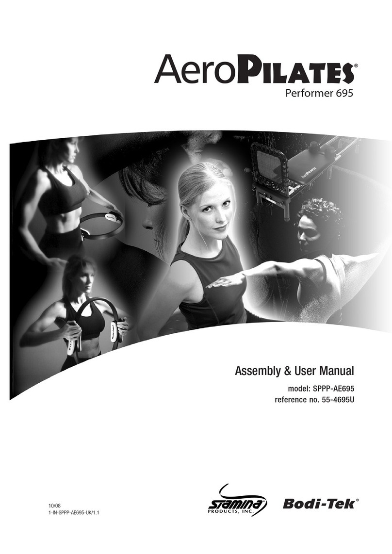 AeroPilates SPPP-AE695 Assembly & user manual
