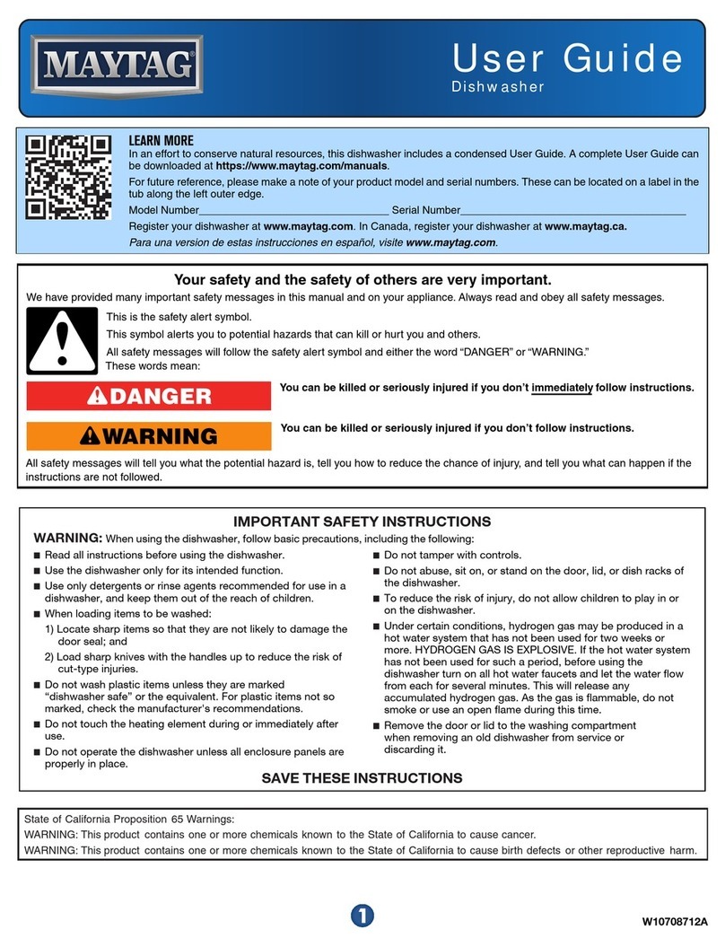 Maytag MDB8979SEZ User manual