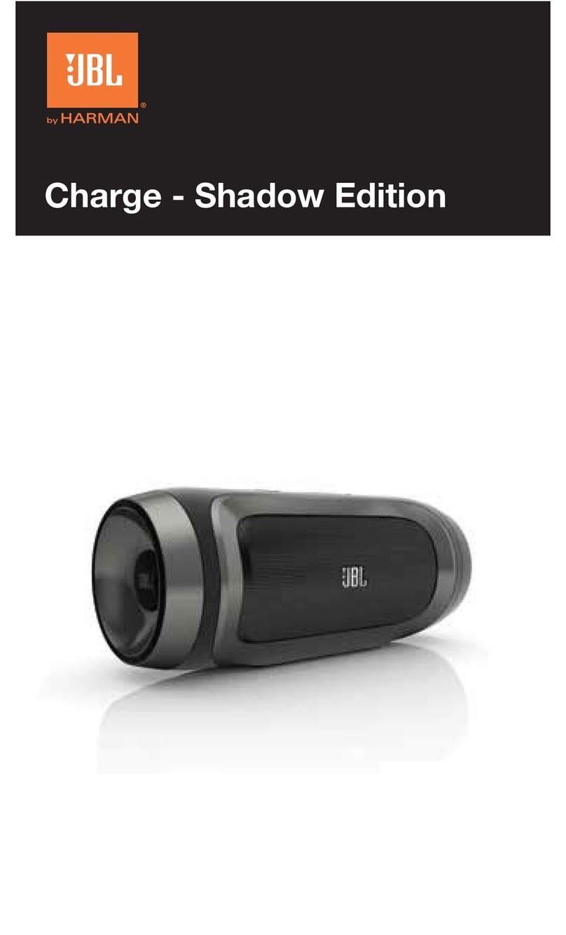 JBL Charge Shadow Edition User manual JBL Charge Shadow Edition User manual