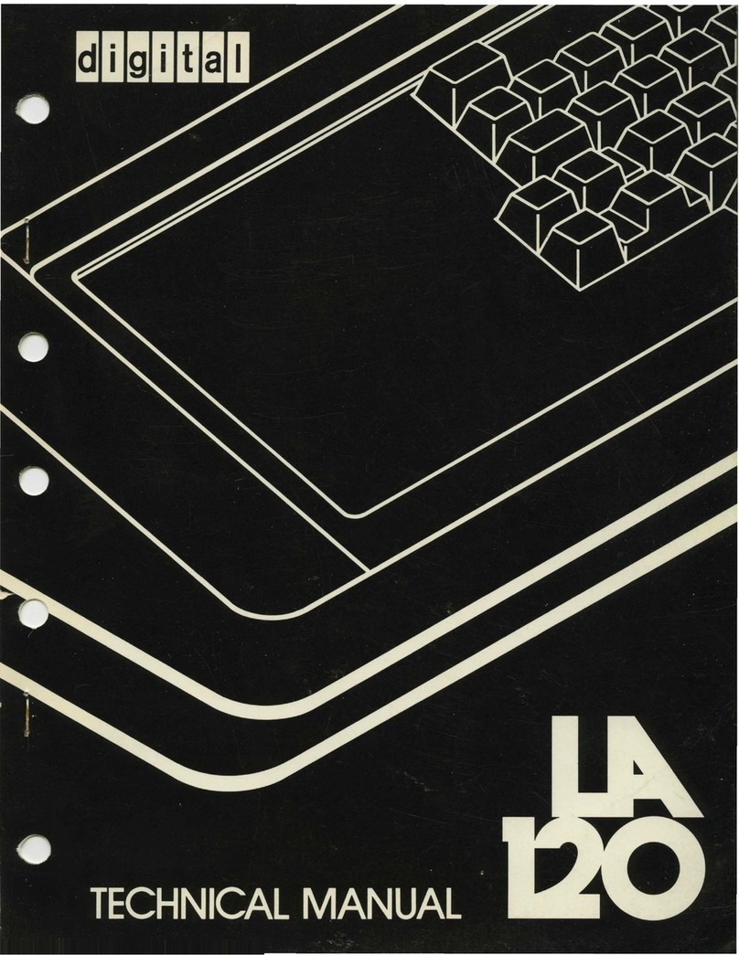 DEC LA 120 Technical manual