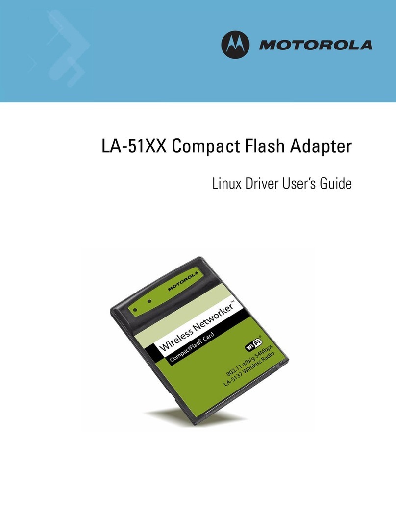 Motorola LA-5137 user guide