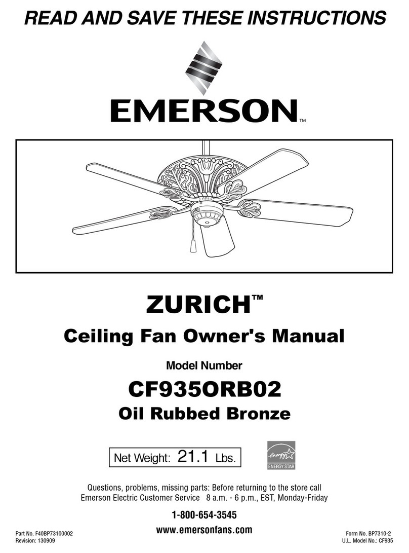 Emerson CF935ORB02 User manual