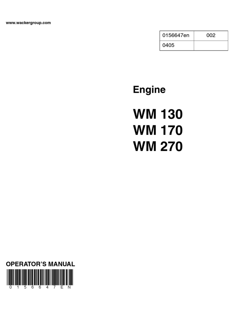 Wacker Neuson WM 130 User manual