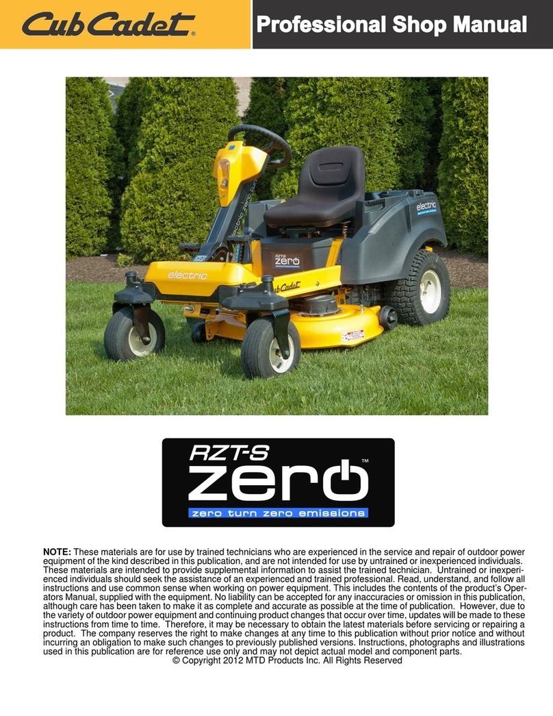 Cub Cadet RZT-S Zero Install guide Cub Cadet RZT-S Zero Install guide