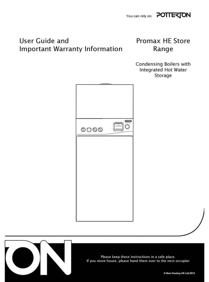 Potterton Promax HE Store User's guide and important warranty information Potterton Promax HE Store User's guide and important warranty information