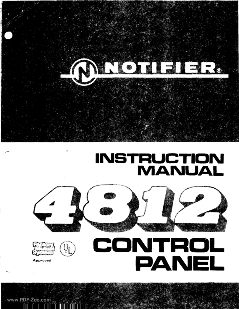 Notifier 4812 User manual Notifier 4812 User manual