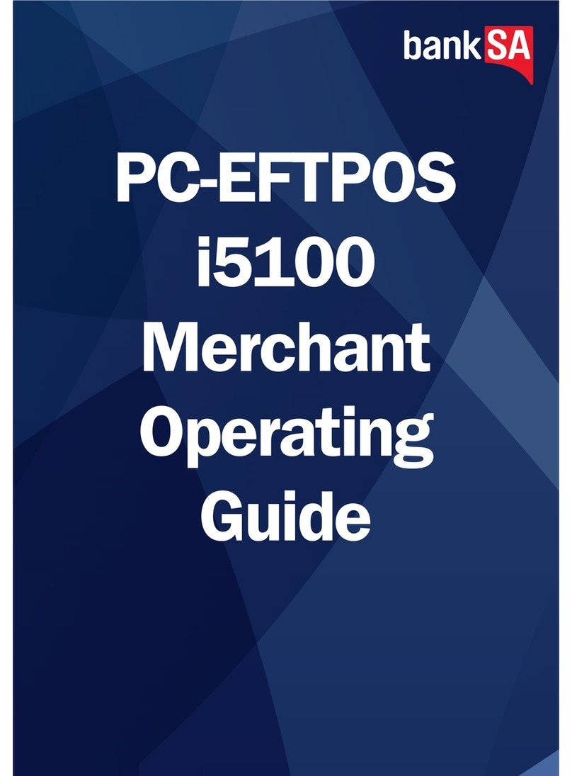 PC-EFTPOS i5100 operating guide