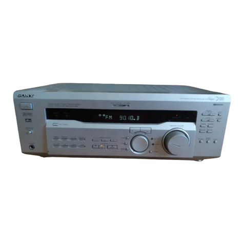 Sony STR-DE445 - Fm Stereo/fm-am Receiver User manual
