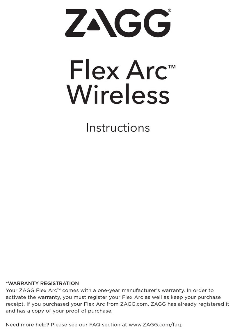 Zagg Flex Arc Wireless instructions