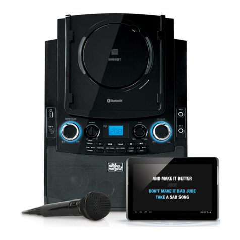 The Singing Machine Classic iSM990BT User manual