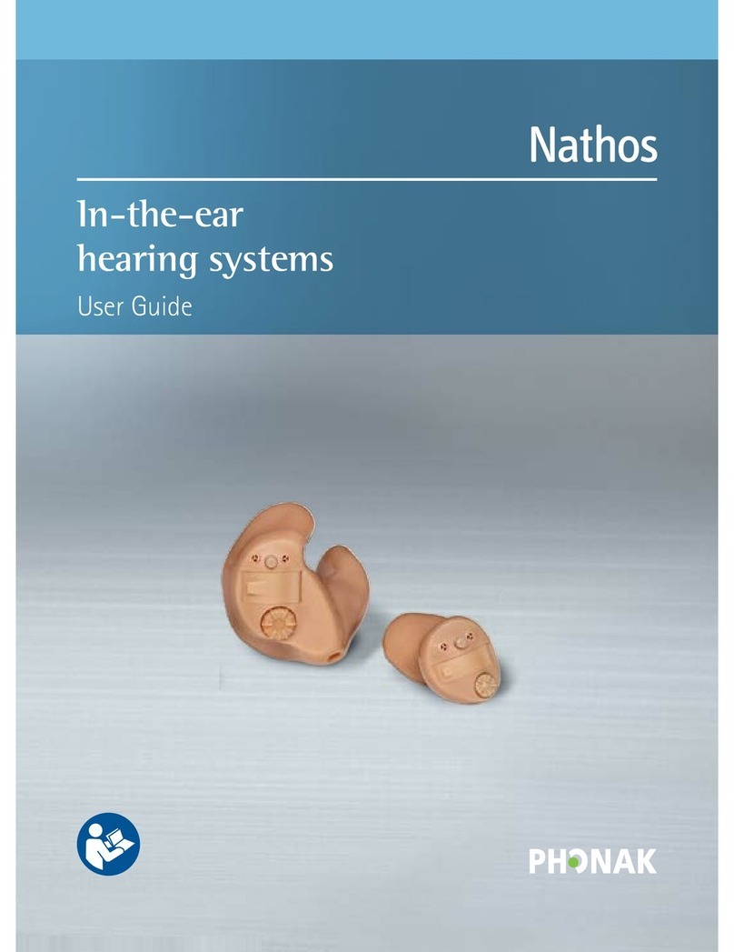 Phonak Nathos User manual Phonak Nathos User manual