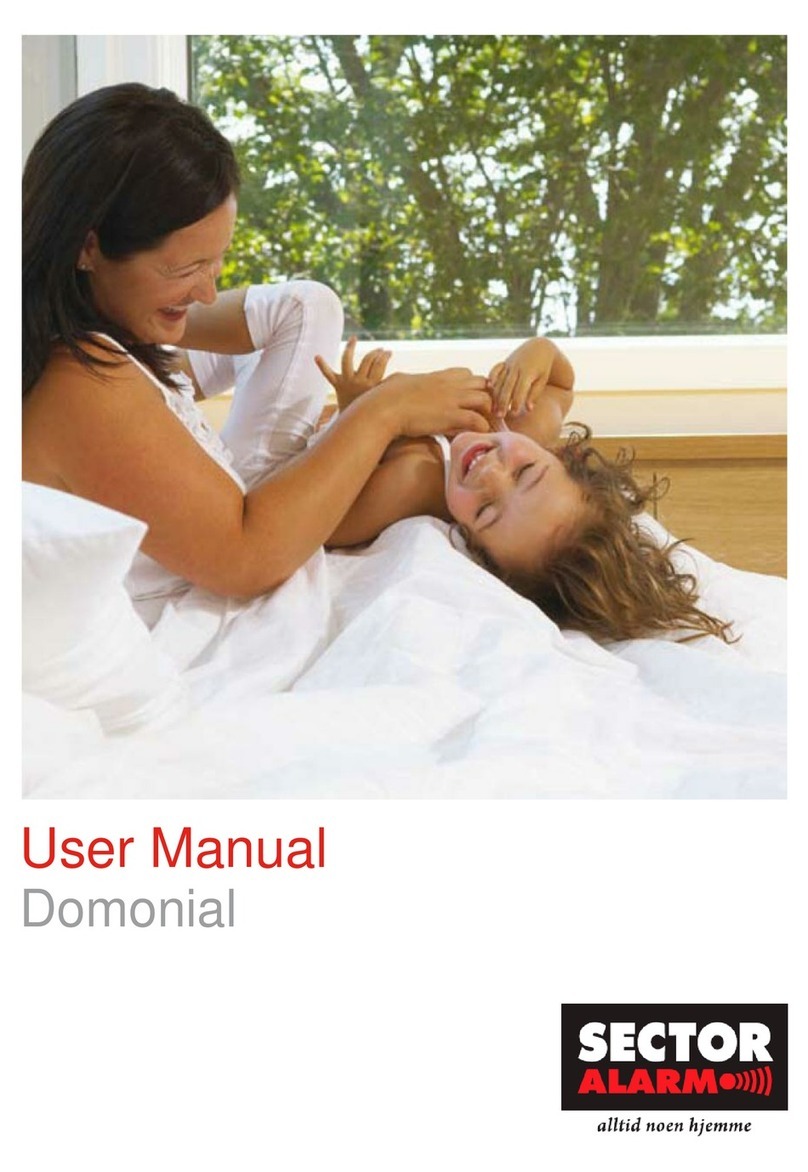 Sector Alarm Domonial User manual