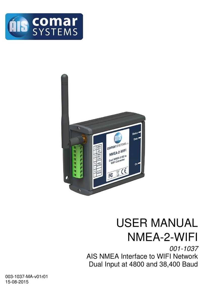 Comar Systems NMEA-2-WIFI user manual