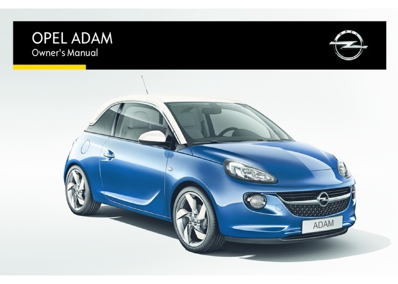Opel 2015 Adam owner's manual