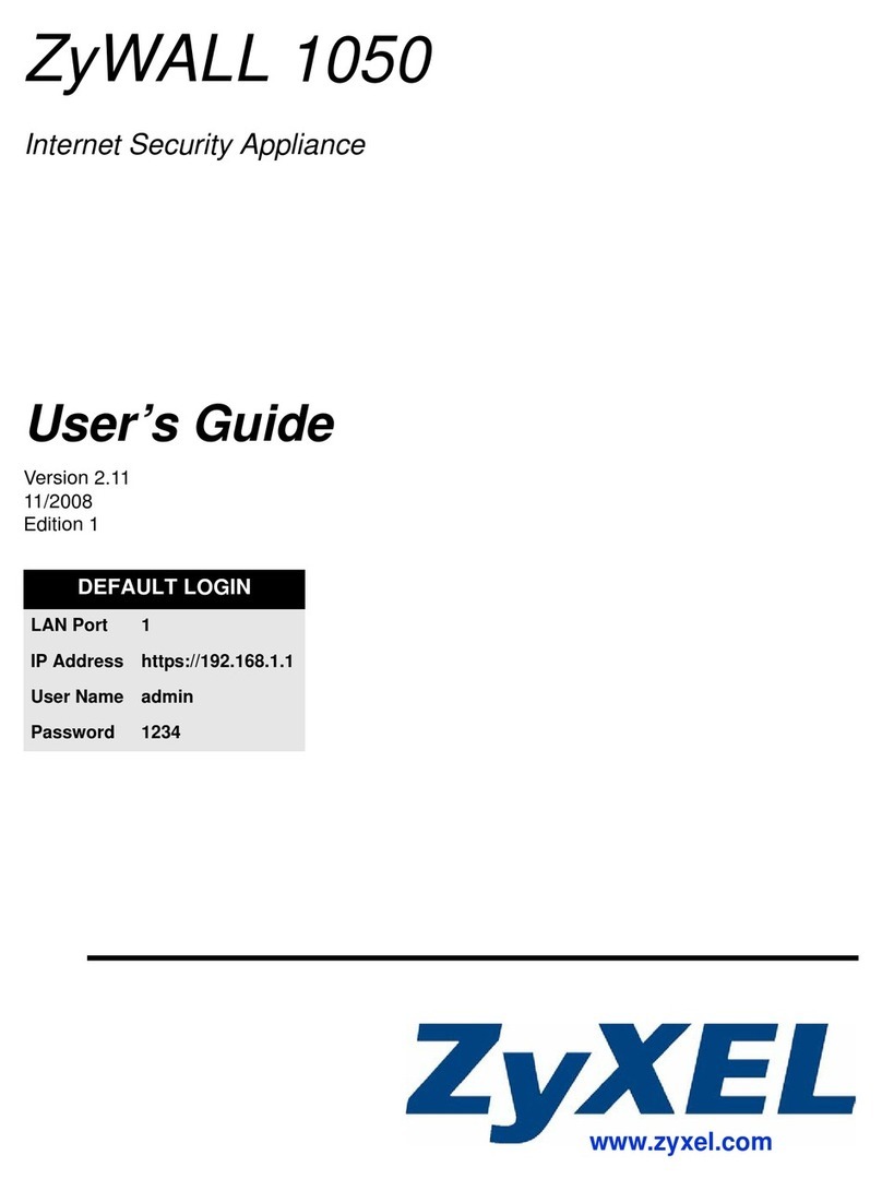 ZyXEL Communications ZyWALL 1050 User manual ZyXEL Communications ZyWALL 1050 User manual