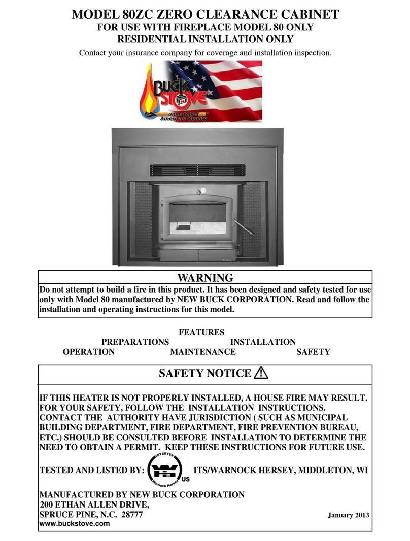 New Buck Corporation 80ZC installation instructions New Buck Corporation 80ZC installation instructions
