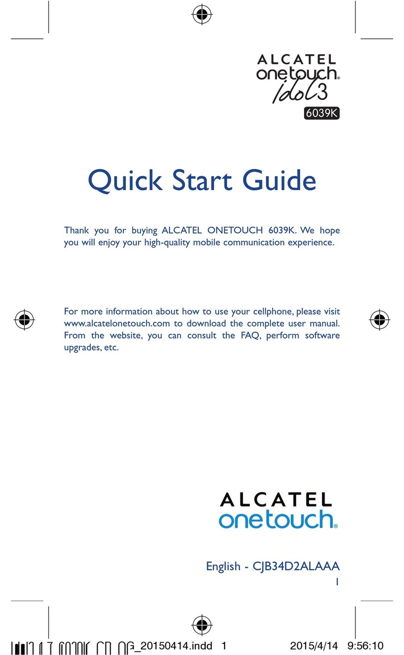 Alcatel ONETOUCH iDol 3 6039K User manual