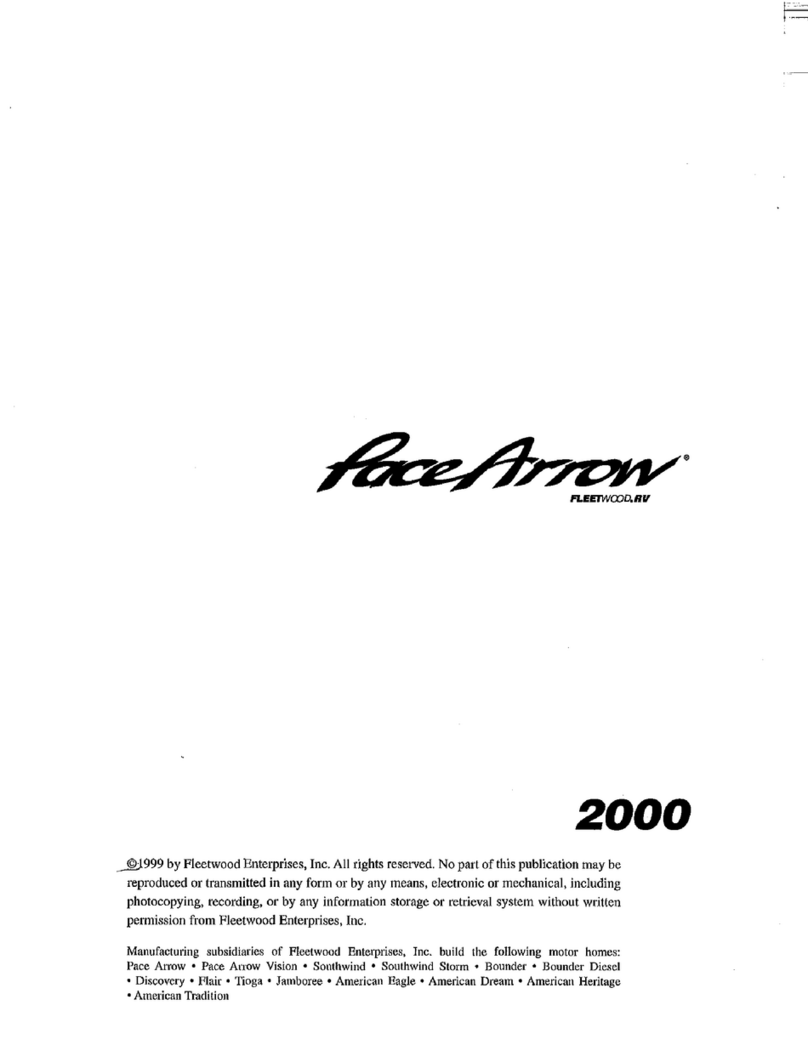 Fleetwood Pace Arrow 2000 User manual