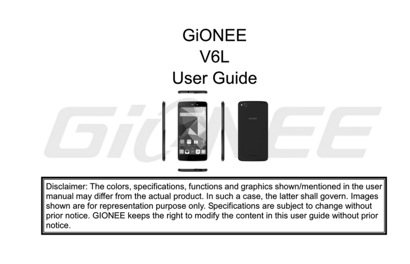 Gionee V6L user guide
