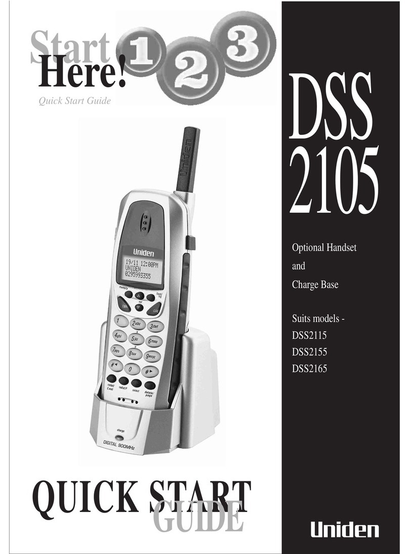 Uniden DSS 2105 User manual Uniden DSS 2105 User manual