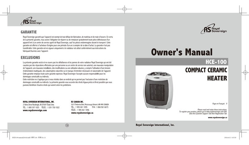 RS HCE-100 owner's manual