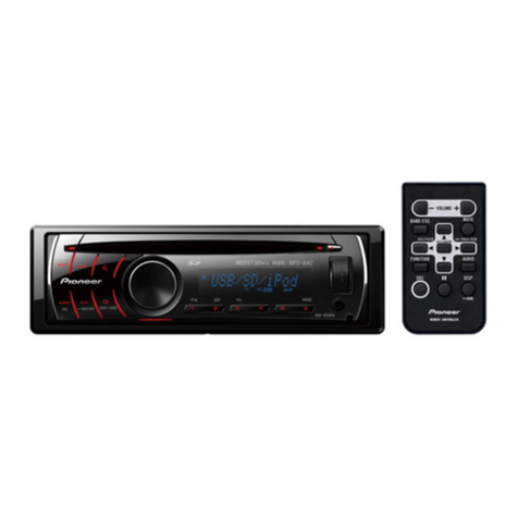 Pioneer Super Tuner IIID DEH-4250SD User manual