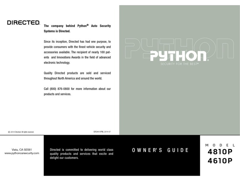Python 4810P User manual Python 4810P User manual