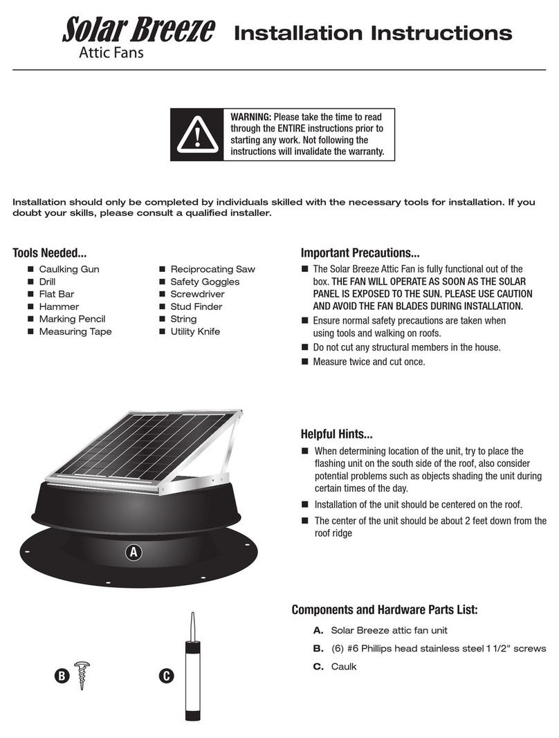 Bristolite Solar Breeze installation instructions