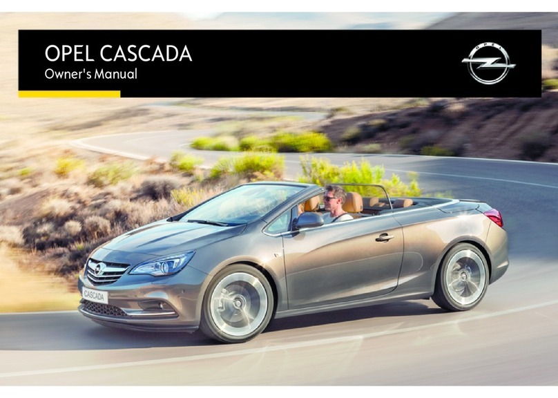 Opel 2015 Cascada User manual