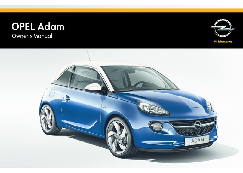 Opel 2015 Adam owner's manual