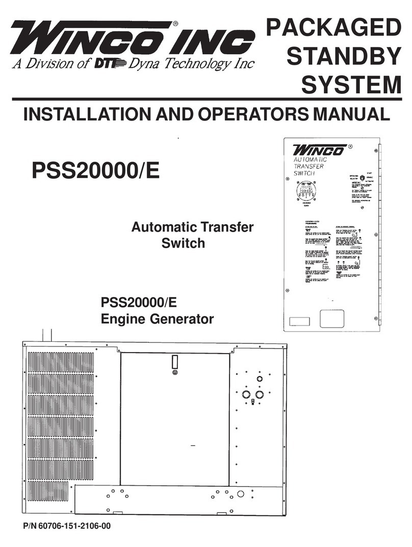 Winco PSS20000/E Setup guide