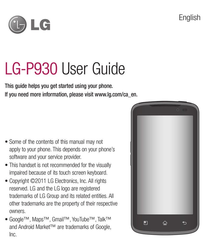 LG P930 User manual