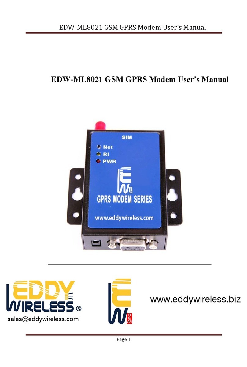 Eddy Wireless EDW-ML8021 User manual